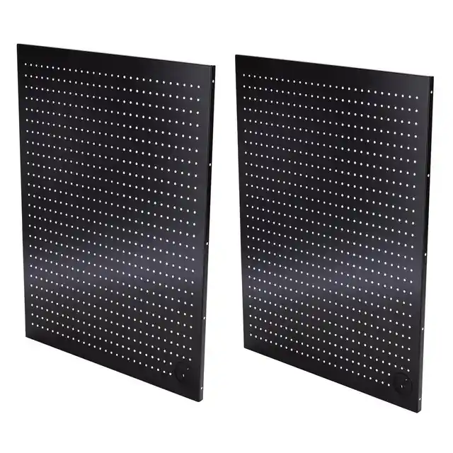 Kracherpreis Coppia Pannelli forati ANGOLO portautensili Arredo Officina Workshopitaly MPS Total Black
