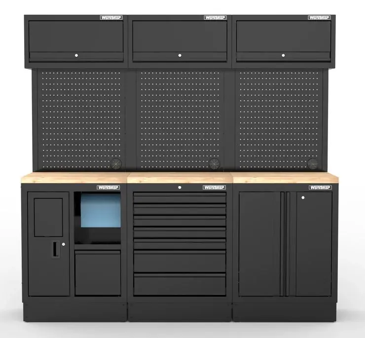 Arredo Officina Workshopitaly MPS 06 legno 2mt. Total Black Preiswert