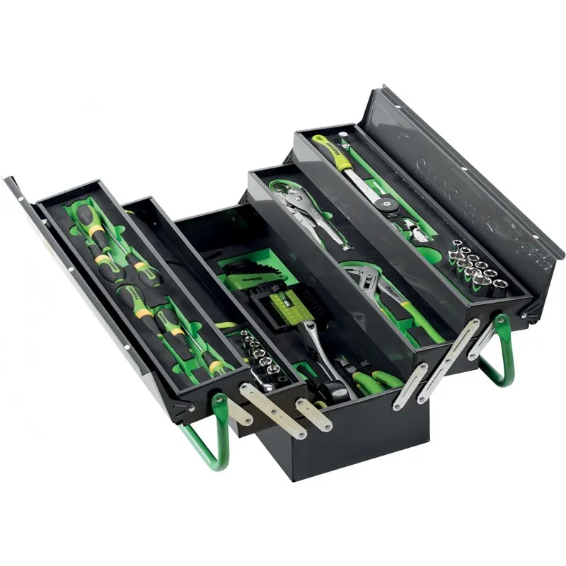 Cassetta portautensili Fasano Tools completa di 104 attrezzi FG 111/AS104 Schnäppchen