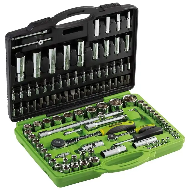 Günstig Valigia in Abs Fasano Tools SET 108 UTENSILI DA 1/4" E 1/2" FG BEST 108