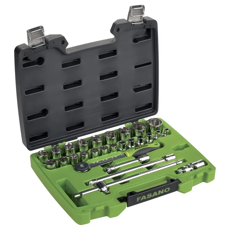 Valigia in Abs Fasano Tools SET 27 UTENSILI CON ATTACCO 1/2" FG 625/S27 Top-Seller