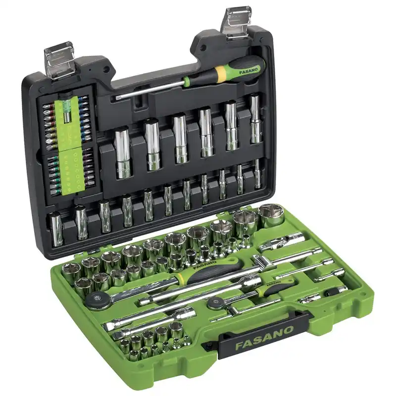 Valigia in Abs Fasano Tools FG 625/S94 SET CHIAVI A BUSSOLA ESAGONALI - 1/2" Preis Gesenkt