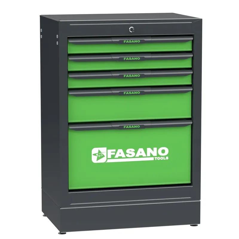 Cassettiera 5 cassetti Arredo Officina Fasano Tools FG 116/68V5 Highlight