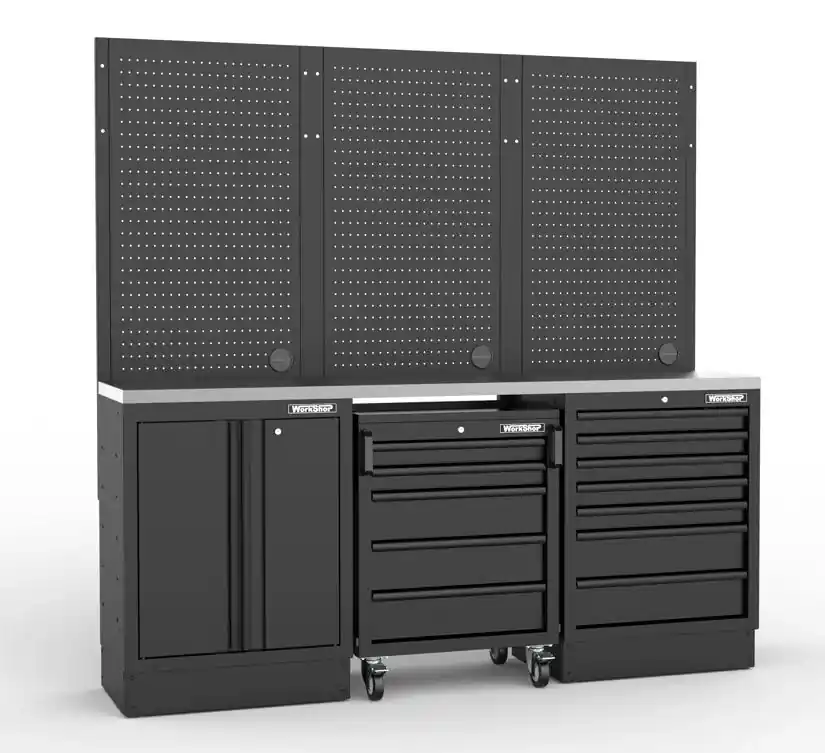 Direkt Vom Hersteller Arredo Officina Workshopitaly MPS 11 inox 2,04 mt. Total Black