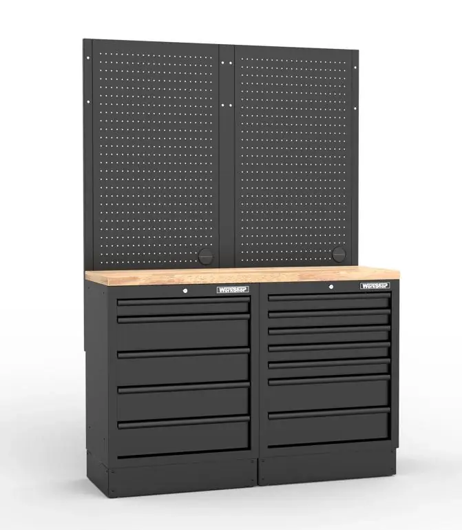 Ausverkauf Arredo Officina Workshopitaly MPS 16 legno 1,36 mt. Total Black