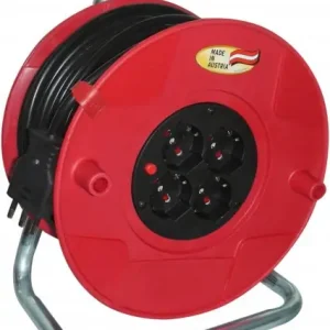 Prolunga elettrica avvolgicavo 260 rosso 50m H05VV-F 3G1.5 nero BRENNESTUHL Solange Der Vorrat Reicht