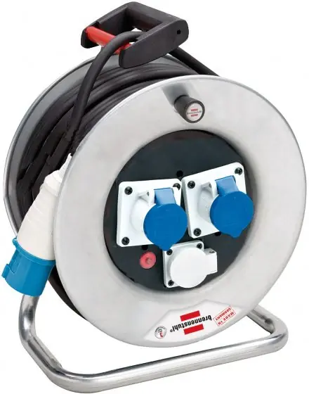 Tamburo avvolgicavo Garant SK CEE 2 IP44 50m H07RN-F 3G2,5 BRENNESTUHL Ausverkauf