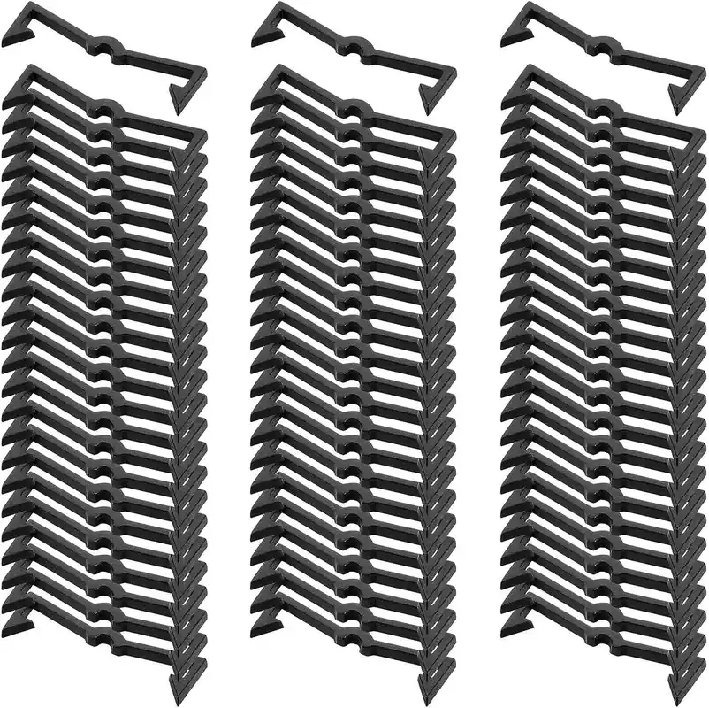 Wochenendangebot Set 100 fermi in plastica ganci per Arredo Officina Workshopitaly MPS Total Black