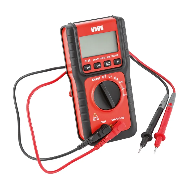 Neu MULTIMETRO DIGITALE COMPATTO SMART Usag 074 A