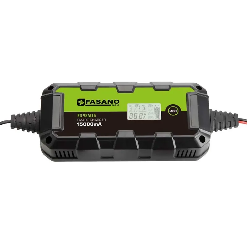 CARICABATTERIE E MANTENITORE DI CARICA 6/12/24V Fasano Tools FG 98/A15 Zertifiziert