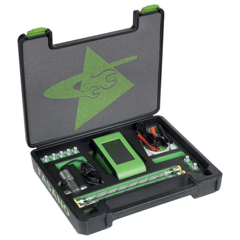 TESTER MULTI-FUNZIONE PER PROVA COMPRESSIONE, PROVA PRESSIONE CARBURANTI E PRESSIONE OLIO MOTORE Fasano FG 219/S Begrenztes Angebot