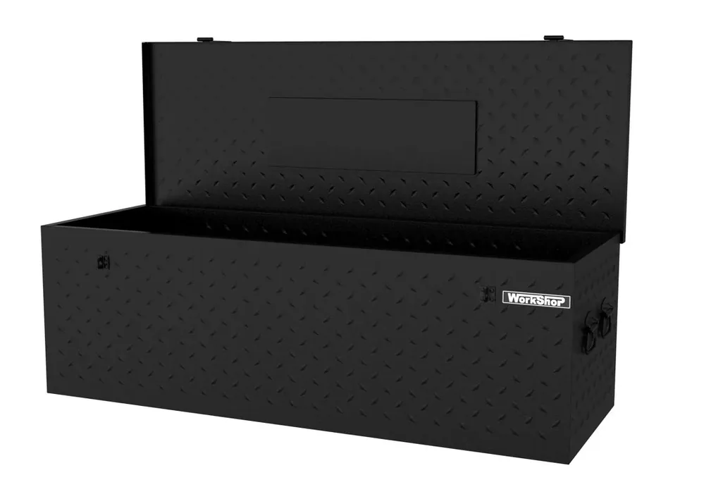 Cassa porta attrezzi Workshopitaly 1380x494x440mm Total Black Lamiera Mandorlata Neu