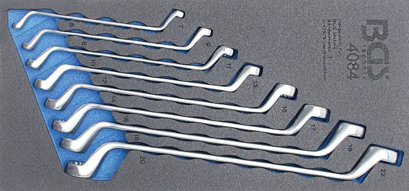 MODULO PER CARRELLO: 8 PEZZI, CHIAVI POLIGONALI DOPPIE BGS4084 Angebot