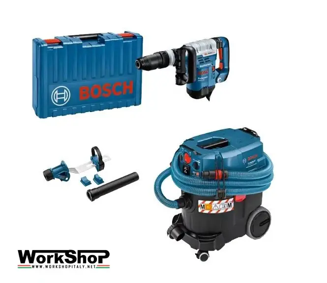 Demolitore Bosch GSH 5 CE + Aspiratore GAS 35 M AFC + GDE max PROFESSIONAL Direkt Vom Hersteller
