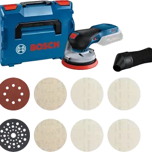 Levigatrice rotoorbitale Bosch STARTER SET GEX 18V-125 + M480 PROFESSIONAL Neu