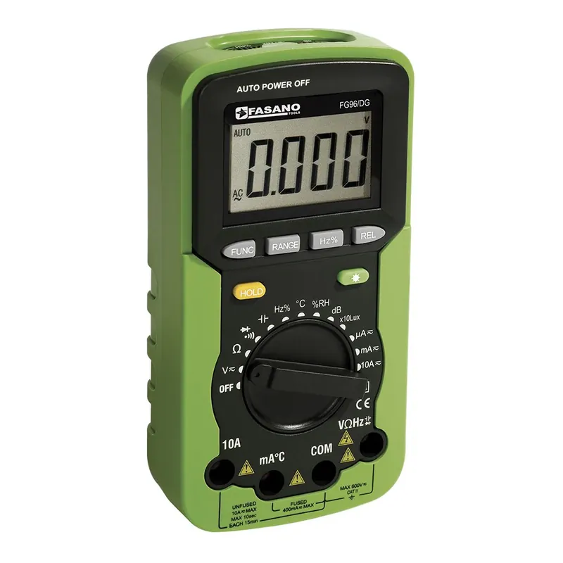 MULTIMETRO DIGITALE DC/AC-OHM Fasano FG 96/DG Beliebt