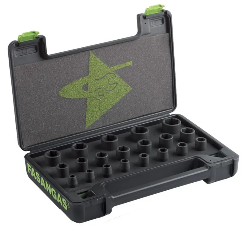Finale Aktion SET CHIAVI A BUSSOLA ESAGONALI RINFORZATE - 1/2" Fasano FG 628/S20