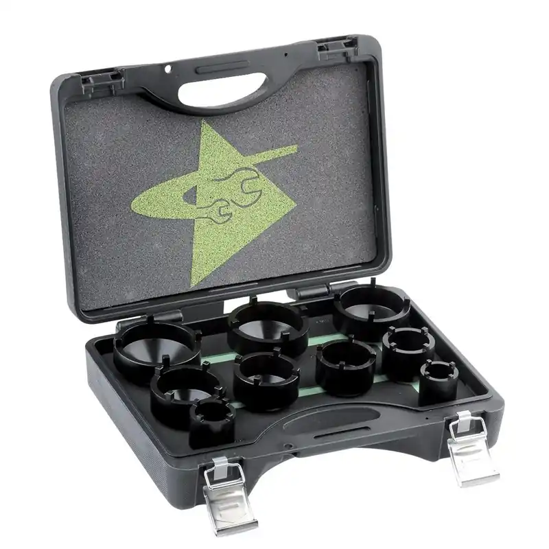 SET CHIAVI A BUSSOLA PER GHIERE KM CON DENTI INTERNI Fasano FG 632/S9 Abverkauf