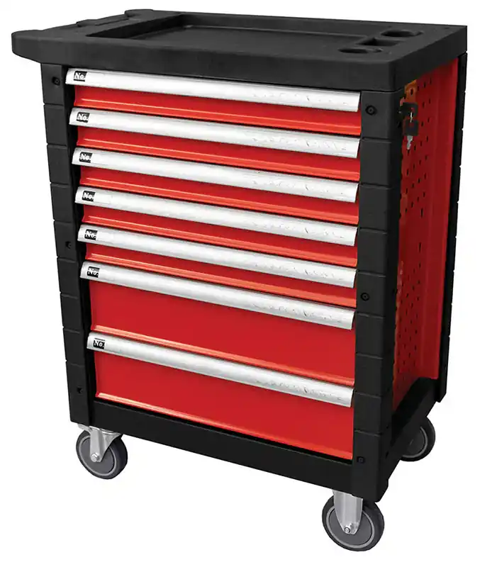 CARRELLO PORTA UTENSILI 7 CASSETTI, VUOTO Fermec FM53686-1 Nur Heute