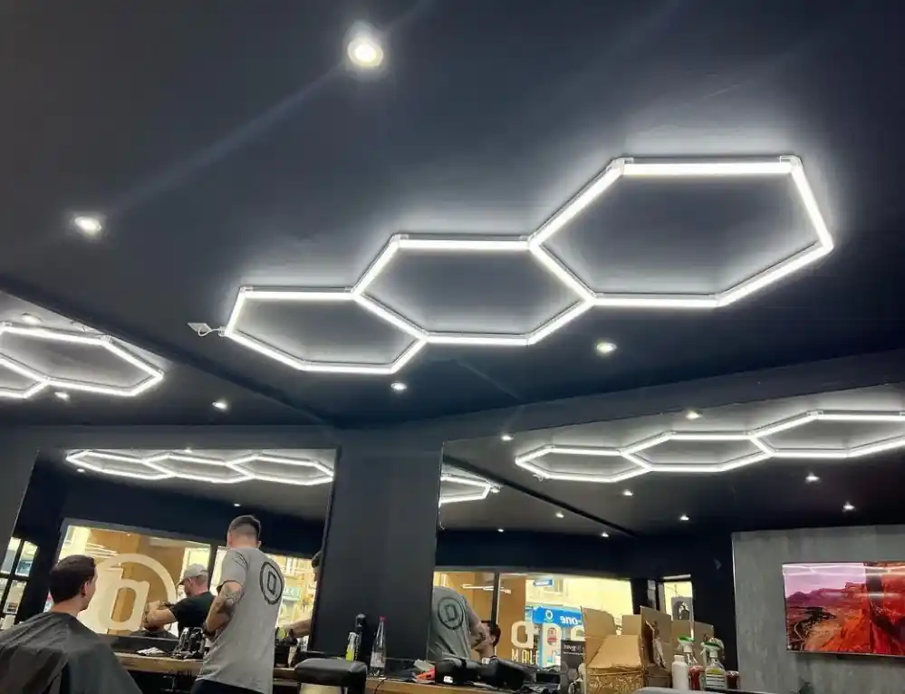 Must-Have Luce led esagonale a soffitto 3 elementi 3mt x 1,2mt