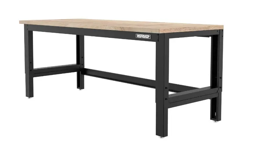 Solange Der Vorrat Reicht Banco da lavoro piano legno Workshopitaly 1830 x 725 mm altezza regolabile 759/1064mm