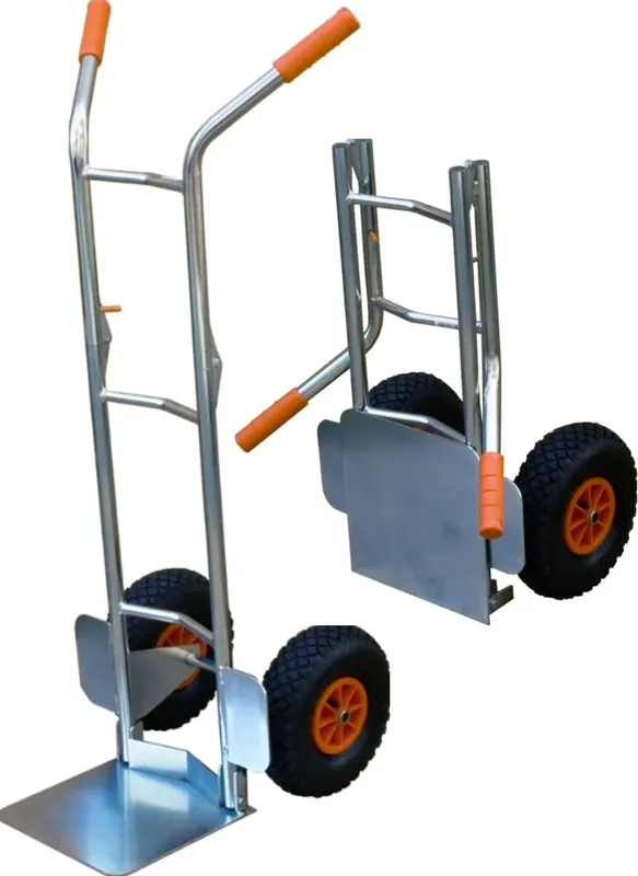 Aktuell Carrello Portacasse Pieghevole Ruote Pneumatiche BC10