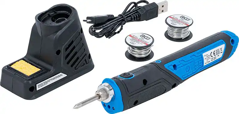 SALDATORE A BATTERIA, 8 W, CON STAZIONE DI RICARICA BGS74485 Sonderaktion