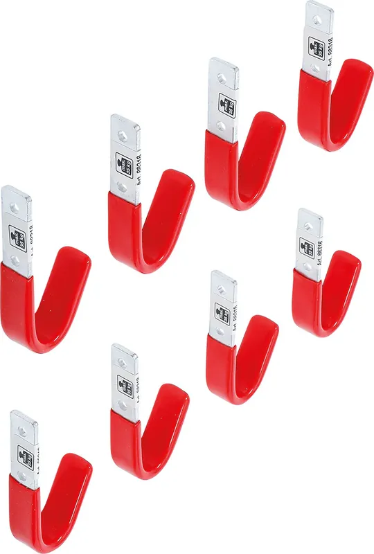 SET 8 PEZZI, GANCI DA PARETE BGS88318 Schneller Versand