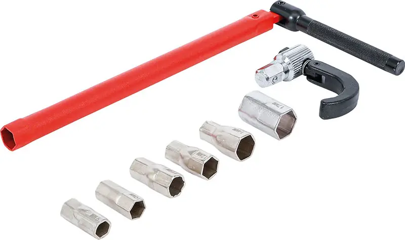 Ausverkauf SET 8 PEZZI, CHIAVI PER DADI PER RUBINETTI BGS74244