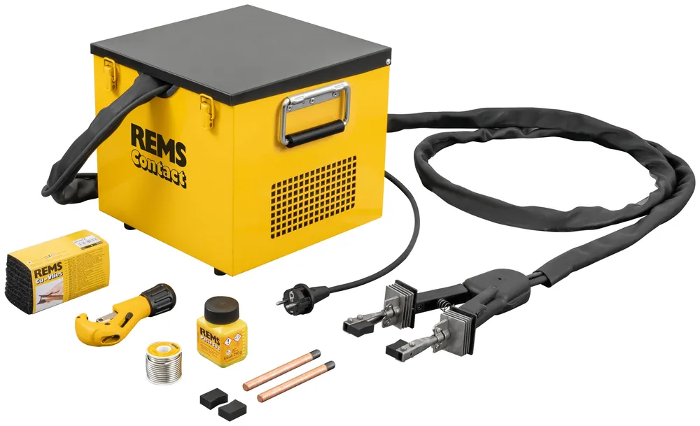 Zertifiziert Saldatrice elettrica REMS Contact Super Pack