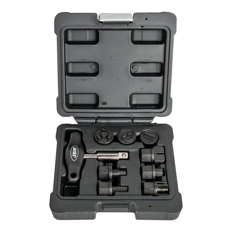 KIT RIMOZIONE TAPPI DELLO SCARICO D’OLIO IN PLASTICA (9 PZ) 54538 JBM Bestseller
