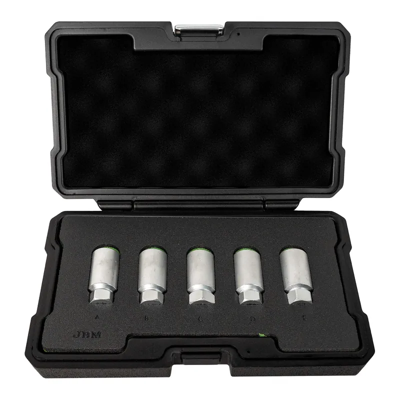 SET DI 5 CHIAVI A BUSSOLA PER BULLONI DI BLOCCO RUOTA PER TESLA 3, S, X 54823 JBM Meistverkauft