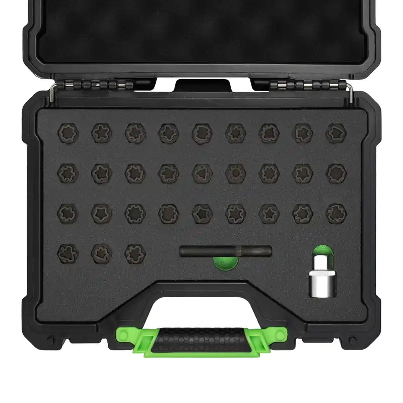 Neue Kollektion SET DI 32 CHIAVI PER BULLONE DI BLOCCO RUOTA PER MERCEDES-BENZ 54814 JBM