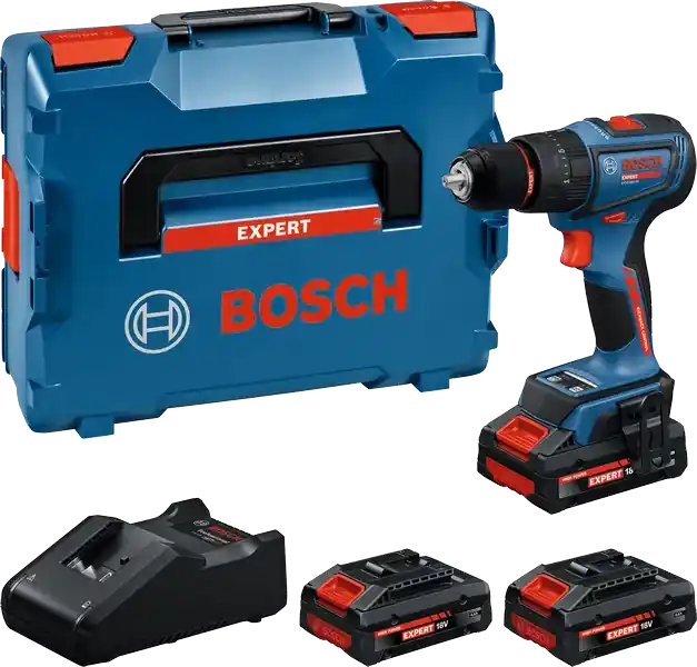 Trapano avvitatore BATTENTE Bosch EXPERT EXSB18V-90 SET con 3 batterie 4Ah Preis Gesenkt