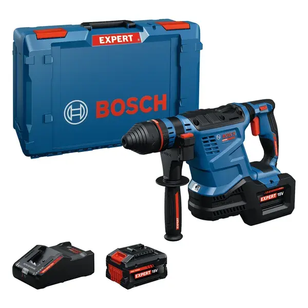 Schneller Versand Martello perforatore a batteria con attacco SDS plus Bosch EXPERT EXBH18V-32F set 8Ah