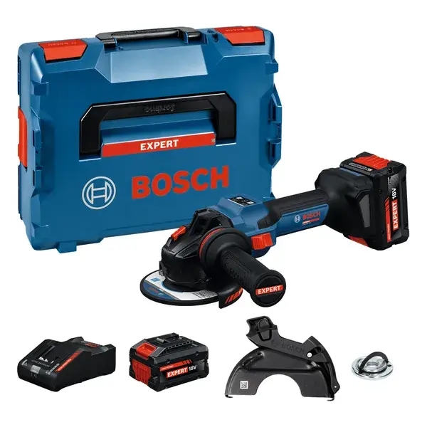 Smerigliatrice angolare a batteria Bosch EXPERT EXWS18V-15S SET 8AH Must-Have