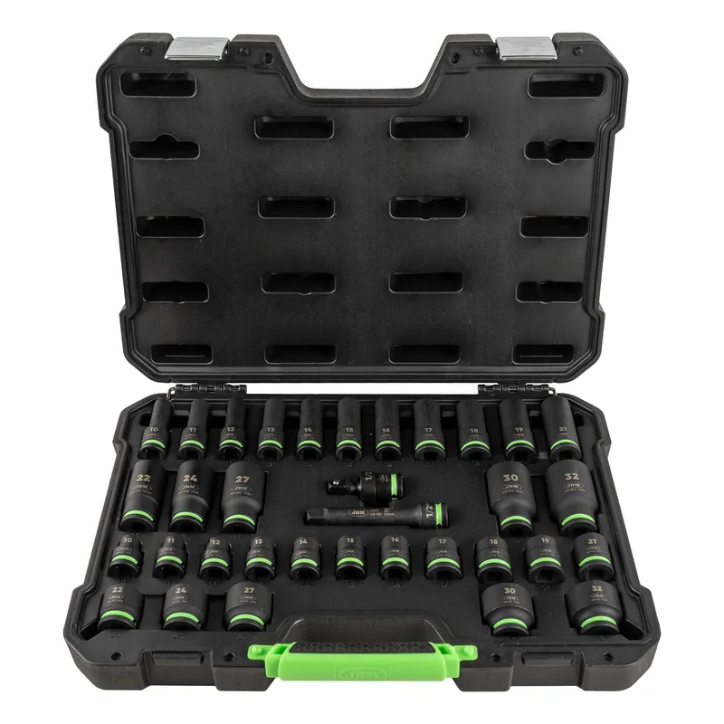 Direkt Vom Hersteller SET DI 34 PEZZI CON 16 BUSSOLE LUNGHE ESAGONALI DA 1/2" + ADATTATORI 55016 JBM