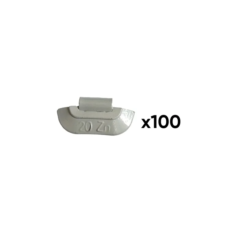 Online Kaufen SCATOLA DI 100 PESI IN ZINCO A GRAFFETTA DA 20GR. SPECIALE PER CERCHI UNIVERSALI 54659 JBM