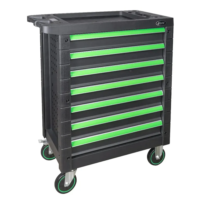 Highlight CARRELLO UTENSILI 7 CASSETTI UGUALI VERDE - VUOTO JBM 54295