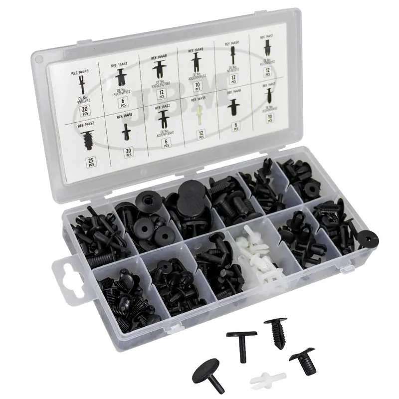 Solange Der Vorrat Reicht ASSORTIMENTO DI 96 PZ. CLIP PER PANNELLI PORTA/TAPPEZZATURA MERCEDES-BENZ 53718 JBM