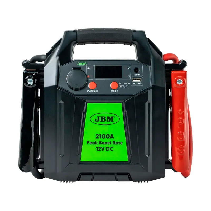 Abverkauf AVVIATORE MULTIFUNZIONE PER VEICOLI CON DISPLAY DIGITALE E BATTERIA AL LITIO DA 16.000MAH – 12V 55019 JBM
