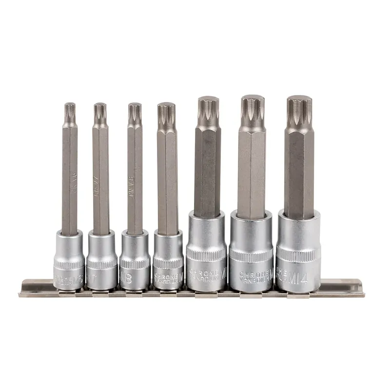 SET DI 7 INSERTI A 12 CANTI CON BUSSOLE 1/2" E 3/8" 52320 JBM Schnäppchen
