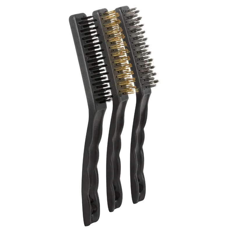 SET DI 3 SPAZZOLE METALLICHE 52515 JBM Echt