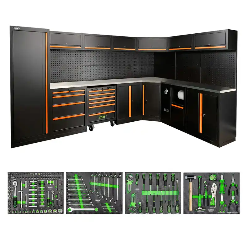 SET DI MOBILI MODULARI (43 PEZZI) - ARANCIONE SERIE587O JBM Rabatt