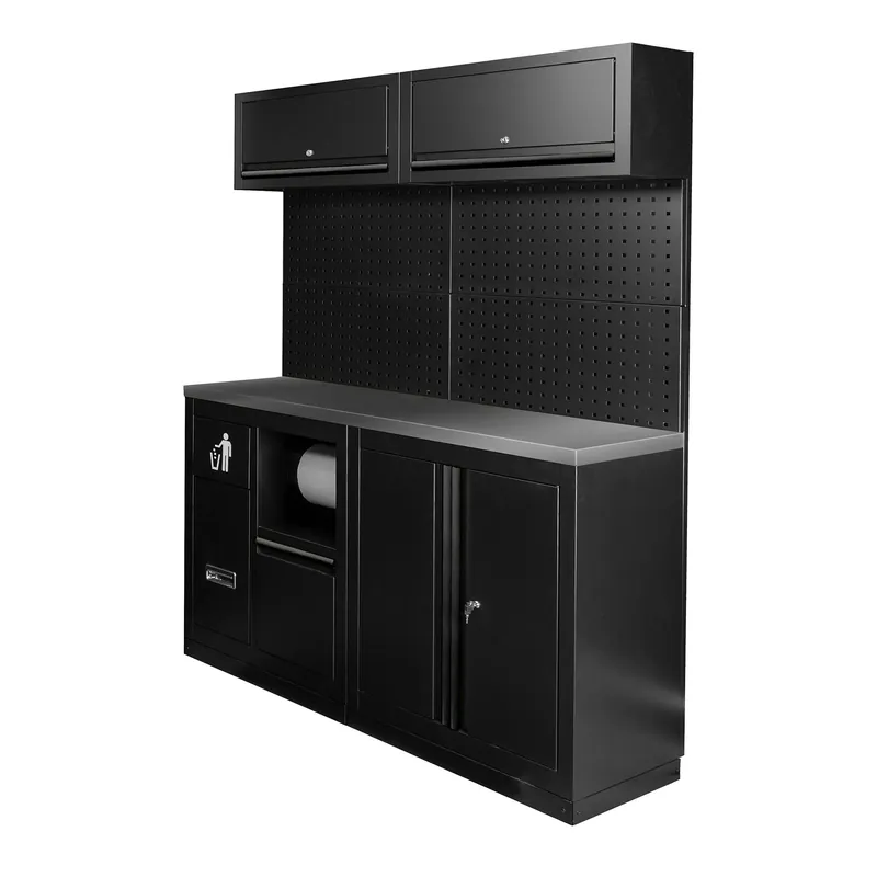 SET DI MOBILI MODULARI (12 PEZZI) - NERO SERIE590K JBM Preisknaller