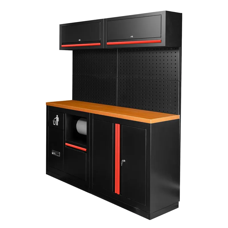 Bestseller SET DI MOBILI MODULARI (12 PEZZI) - ROSSO SERIE527R JBM