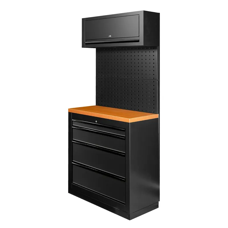 SET DI MOBILI MODULARI (7 PEZZI) - NERO SERIE526K JBM Markenware