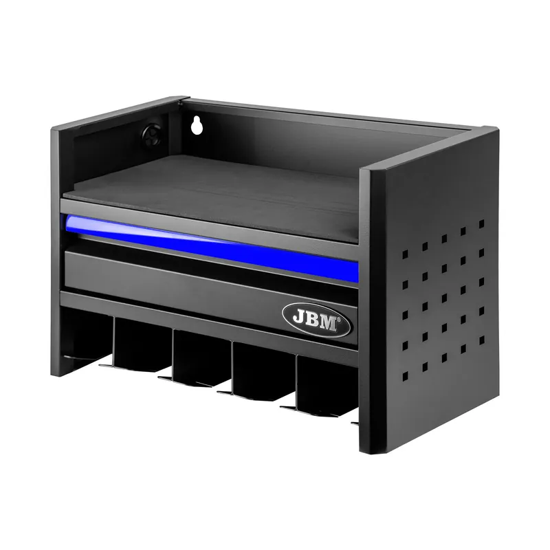 Zertifiziert MENSOLA PER ATTREZZI ELETTRICI A 3 LIVELLI - BLU 54784B JBM
