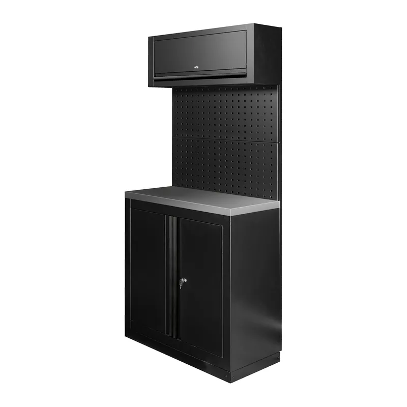 Angebot SET DI MOBILI MODULARI (7 PEZZI) - NERO SERIE592K JBM