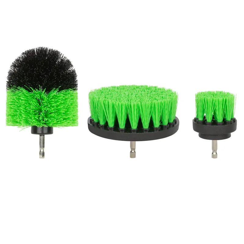 Neu SET DI 3 SPAZZOLE PER LA PULIZIA DEL TRAPANO 54346 JBM